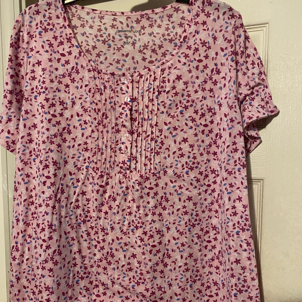 Set of 2 Cotton Sleepshirts